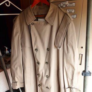 London Fog Men’s Double Breasted Overcoat Trenchcoat